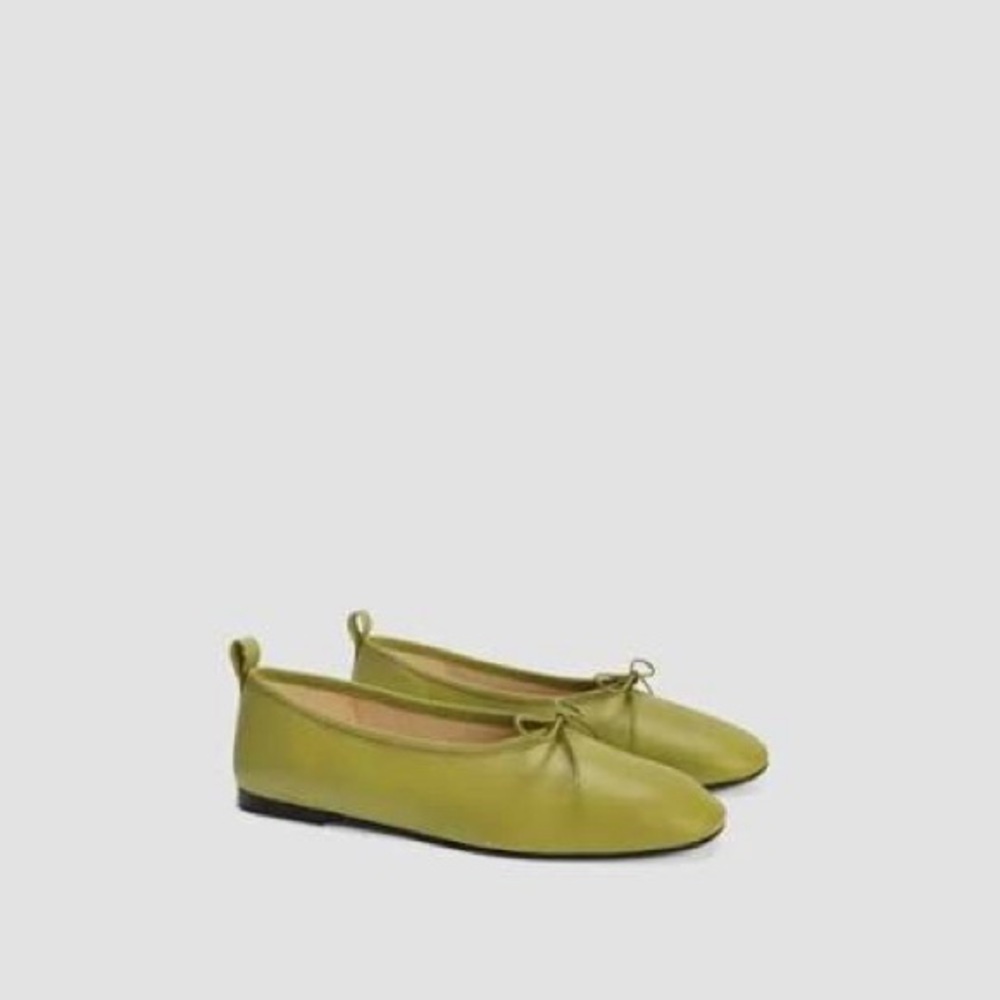 Everlane The Italian Leather Day Ballet Flats size 9 Women's Moss